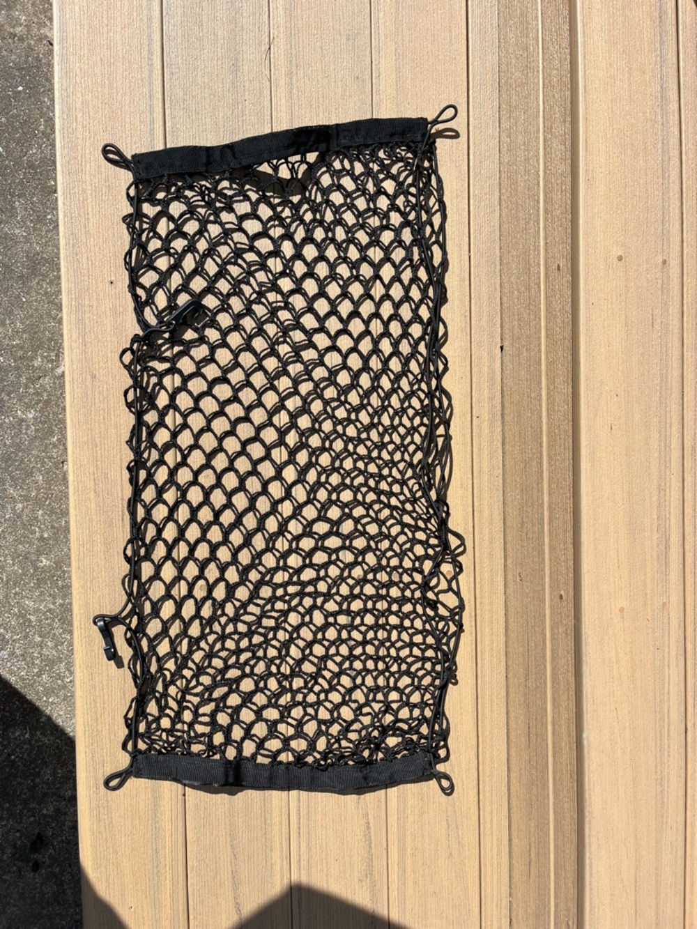 Black Elastic Cargo Net Organizer